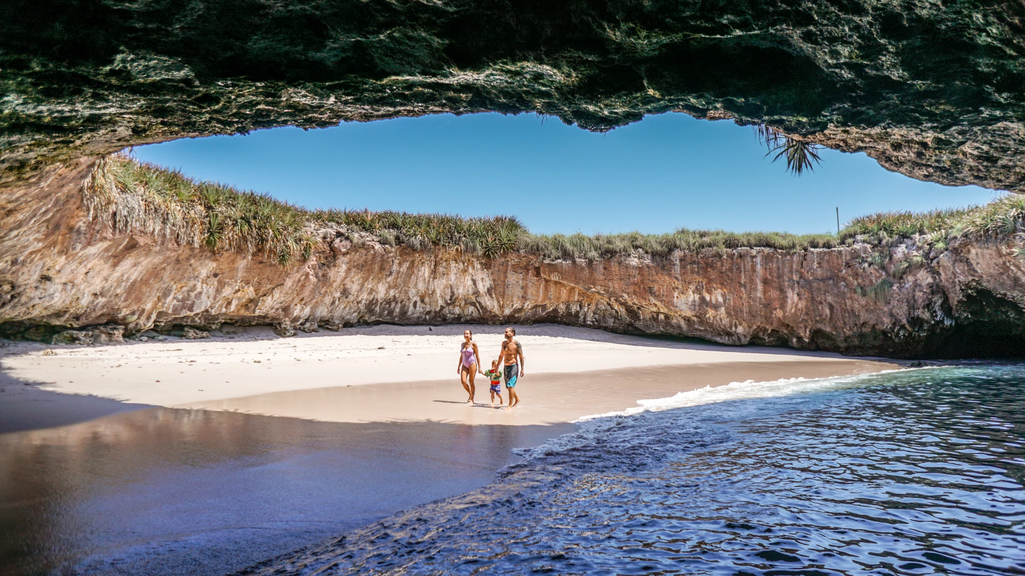 Hidden Beach in Marietas islands
